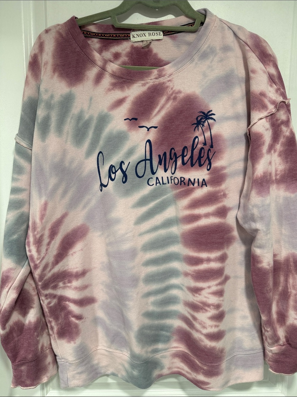Los. Angeles Knox Rose Tie-Dye Crewneck Sweatshirt